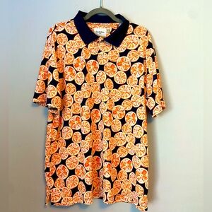 Good fellow Polo shirt with orange pattern XXL